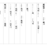 【光村図書】漢字３年　１学期⑥　